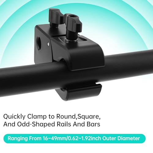 Gooseneck Mic Stand,Flexible Arm Desk Clamp for Streaming Podcast Studio | Heavy Duty Steel hold 2.2LB,Easy Adjust,Clamp fits desk/pole/shef 0.6-1.93" thick. mic clip+2 adapters.For mic up to 1.2"