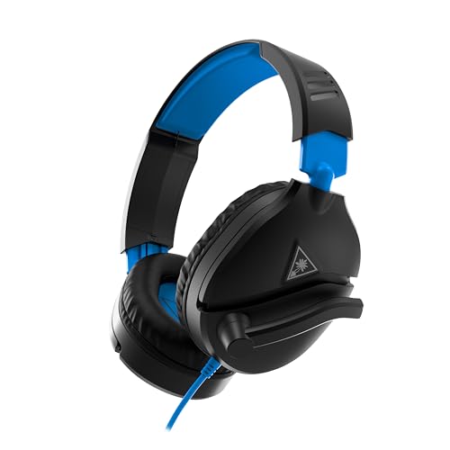 Turtle Beach Recon 70 Multiplatform Gaming Headset for PS5, PS4, Xbox Series X|S, Xbox One, PC & Mobile w/ 3.5mm Wired Connection - Flip-to-Mute Mic, 40mm Speakers, Lightweight Design, Black