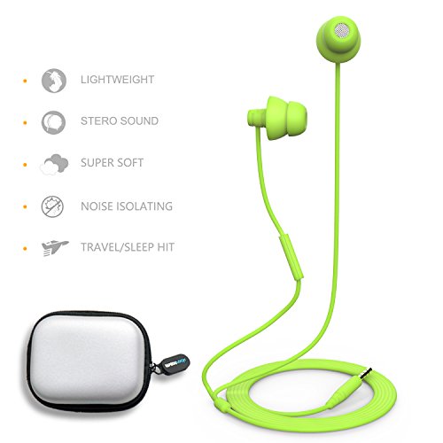 MAXROCK Noise Isolating Sleeping Headphones Earphones for Audiobook,Cellphones, Ipad and Audio Devices