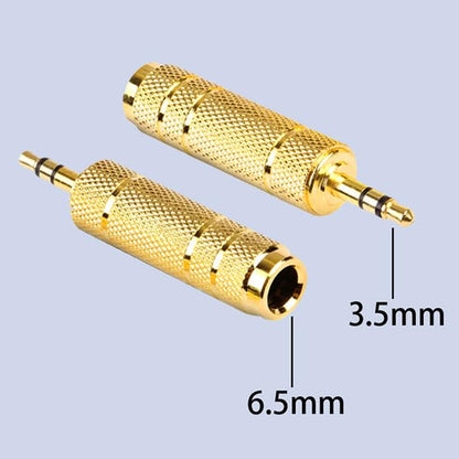 Headphone Adapter 6.35mm Male to 3.5mm Female Stereo Audio Aux Adapter 3.5mm to 1/4 Adapter Headphone Jack Adapter for Guitar Amplifier, Headphone, 4 Pack