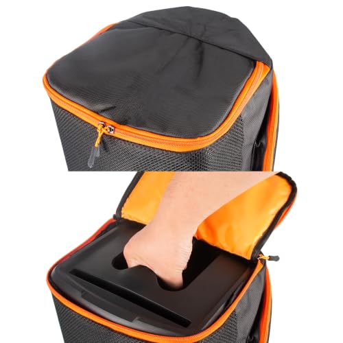 Protective Cover for EON ONE Compact Speaker Double-Layer Shield, Scratch-Resistant, Dust proof Shell, Breathable Mesh Sleeve, Custom Fit Speaker Jacket w/Storage Pocket (Nylon Cover)