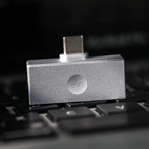 Linsoul Kiwi Ears Allegro Mini Portable IEM DAC, in Ear Monitor Amplifier | USB C to 3.5/4.4mm Output, with Custom Chip, High Resolution 32bit/384kHz, HiFi Earbuds Amp for Phone/PC, Silver - color: Silver