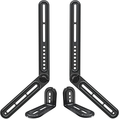 Mounting Dream Soundbar Mount Bracket Fits Most of Soundbars up to 15 Lbs | Sound bar Mount for Mounting Above or Under TV, with Detachable Long Extension Plates, MD5420 - size: Soundbar Mount Up to 15 lbs