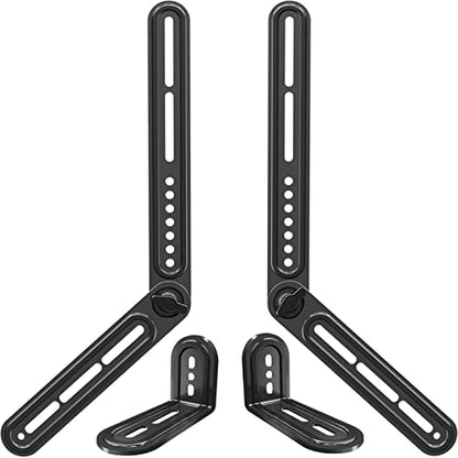 Mounting Dream Soundbar Mount Bracket Fits Most of Soundbars up to 15 Lbs | Sound bar Mount for Mounting Above or Under TV, with Detachable Long Extension Plates, MD5420 - size: Soundbar Mount Up to 15 lbs