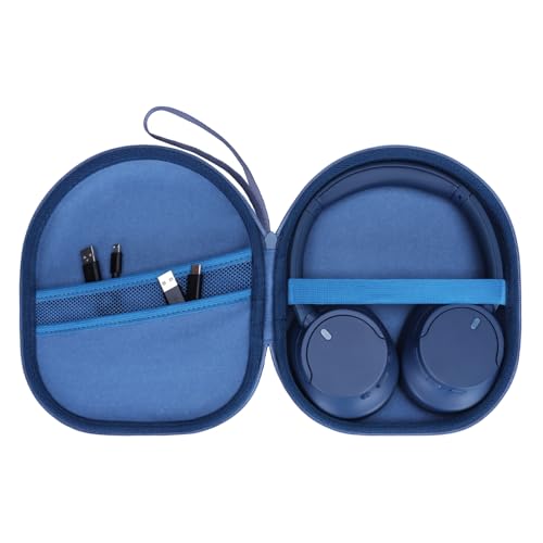 Headphone Headset Case Compatible with Sony WH-CH720N WH-CH520 WH-CH510 WH-CH710N XB900N WH-CH700N Noise Canceling Wireless Headphones,Hard Shell Travel Carrying Headset Cases, Dark Blue - color: Dark Blue