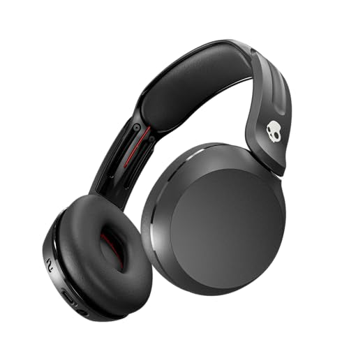 Skullcandy Icon 180 Wireless On-Ear Bluetooth Headphones - True Black | 50 Hours Battery, Lightweight and Travel Ready, Secure Fit, Sweat and Water Resistant, Microphone iPhone Android, Foldable - color: True Black