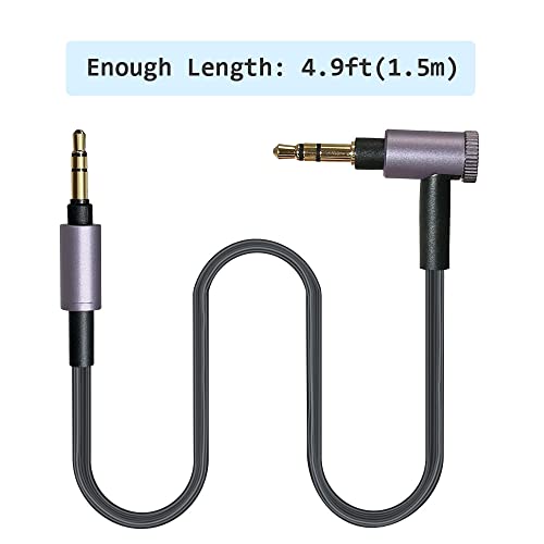 WH-1000XM5 Cable Compatible with Sony WH-1000XM4/WH-1000XM6(1.5M) | Cord Compatible with Sony WH-1000XM3 MDR-XB950BT MDR-XB950N1 MDR-ZX770BN MDR-1A WH-xb910n WH-CH700N Headphone - size: 1.5m