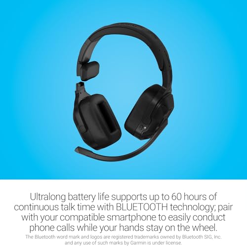 Garmin dēzl™ Headset 210, 2-in-1 Premium Trucking Headset | 2-in-1 Wireless Trucking Headset, Active Noise Cancellation, Memory Foam Ear Pad, Built-In Flashlight - style: 2-IN-1