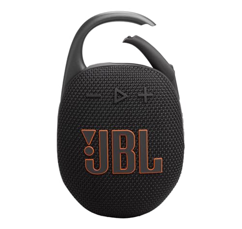 JBL Clip 5 Bluetooth Speaker and divvi! Protective Case - Black - color: Black