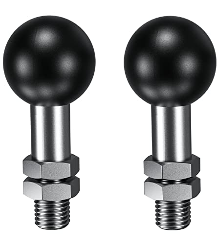 BRCOVAN 2 Pack, 1'' Ball Adapter with M10 x 1.25 x 15 Threaded Post