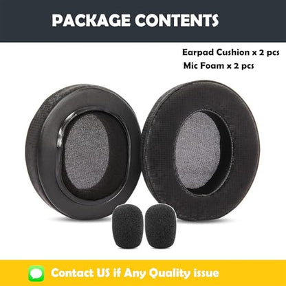 HS45 Stereo Earpads Replacement for Corsair HS35 Stereo/HS45 Stereo Gaming Headsets Ear Cushions with Protein Leather and Memory Foam