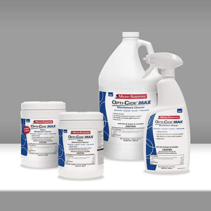 Micro-Scientific - M60034 Wipes Disinfectant Cleaner 160 Wipes Professional Disposables Surface Disinfectant Cleaning Wipes Opti Cide Max