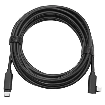 16.4ft/5m 10Gbps USB 3.2 Gen2 Type-C Fiber Optic Extension Cable, Compatible with Quest 3/Quest 2 VR Headset, Gamimg PC, Lightweight, Flexible, 60W Fast Charging and Zero Interference