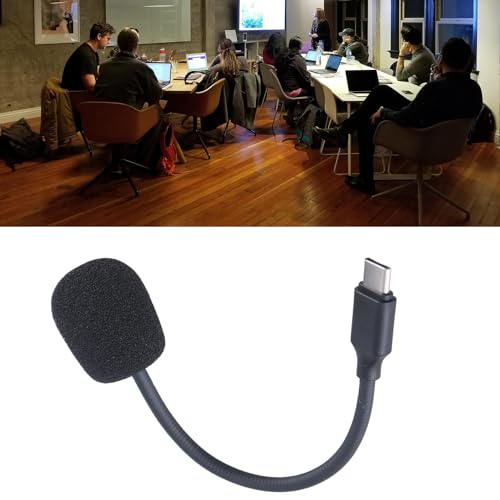 Detachable Gamings Microphone Boom for TH10/TH30/for Headsets Mic Enhances Gamings Communication USB C Connectors