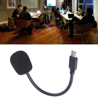 Detachable Gamings Microphone Boom for TH10/TH30/for Headsets Mic Enhances Gamings Communication USB C Connectors