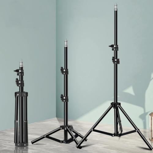 Adjustable Tripod Microphone Stand 150Cm, Foldable Aluminum Alloy Light Stand With 1/4 In Screw For Ring Light Photography(55cm) - size: 55cm