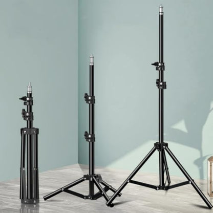 Adjustable Tripod Microphone Stand 150Cm, Foldable Aluminum Alloy Light Stand With 1/4 In Screw For Ring Light Photography(55cm) - size: 55cm