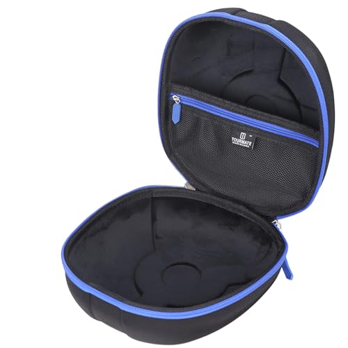 Tourmate Hard Storage Case for ASUS ROG Delta II/Delta S Core/Strix G/Delta S Animate/Pelta Gaming Headphones - Travel Case for ASUS TUF/TUF Gaming H1 Gaming Headset(Box for Sale) (Black & Blue)