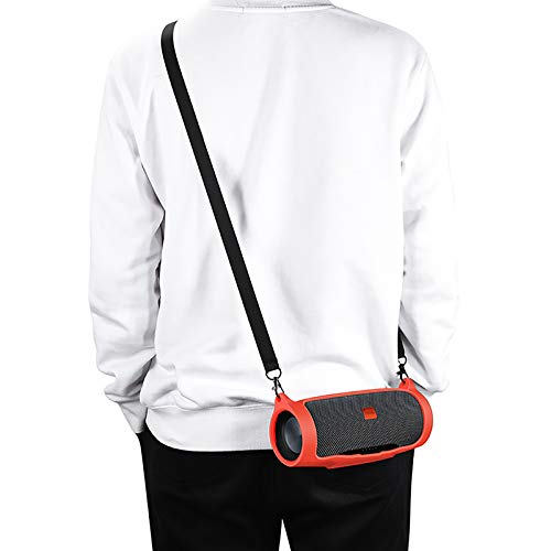 Silicone Case Skin Protective Sleeve Cover Shell for JBL Charge Essential Bluetooth Speaker - color: red