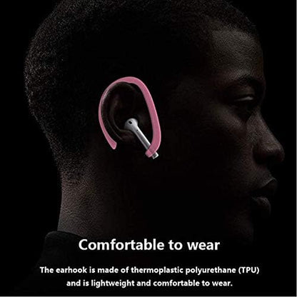 4 in 1 Anti-Lost Accessories for Airpods, Airpods Strap Magnetic Cord, Ear Hooks and Covers Compatible with Airpods 1 & 2, Airpods Watch Band Holder, Sakura pink