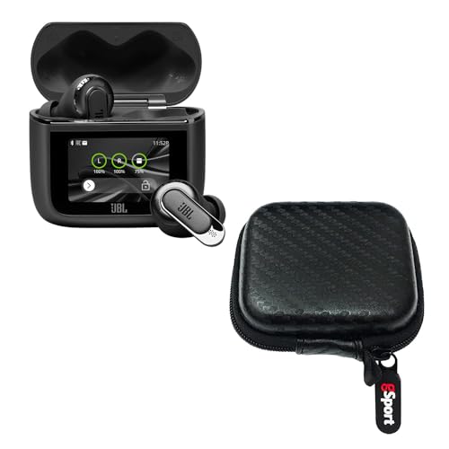 JBL Tour Pro 3 Noise Cancelling True Wireless Earbuds Bundle with gSport Case (Black) - color: Black