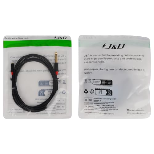 J&D 3.5mm to 1/4 Headphone Adapter Cable, Gold Plated Audiowave Series 3.5mm 1/8 inch Female TRS to 6.35mm 1/4 inch Male TRS Stereo Audio Cable for Mixer Guitar Piano Amplifier Speaker, 9FT - size: 9 Feet