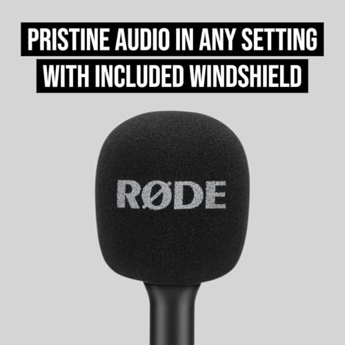 RØDE Interview GO Handheld Adaptor for RØDE Wireless Microphones (Black) - color: Black