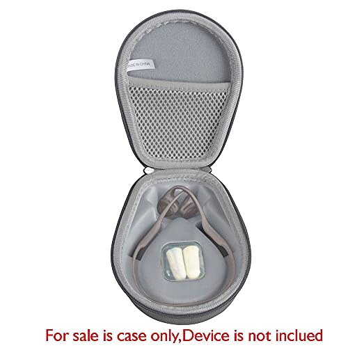 Hermitshell Case for AfterShokz Trekz Air/AfterShokz Aeropex/Titanium Mini/Shokz OpenRun Pro/SHOKZ OpenRun Pro 2 Open Ear Wireless Bone Conduction Headphones AS650 / AS800 (Grey) - color: Grey