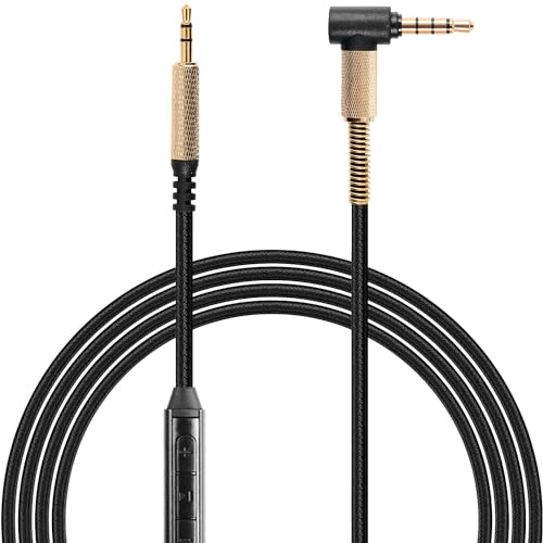 Studio3 Audio Cable Replacement for Beats Solo3 Solo4 Solo PRO Marshall Major3 Major4 Headsets, in-line Mic Volume Control Headphone Cord 3.5mm 4.9ft - size: 4.9ft w/mic