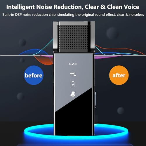 Wireless Microphone (1 TX + 1 RX), Mini Lapel Mic with Charging Case, 6H, Wireless Mic for iPhone, Video Recording, YouTube, Interview, Vlog, TikTok, Live Stream-Lightning Port - size: Lightning