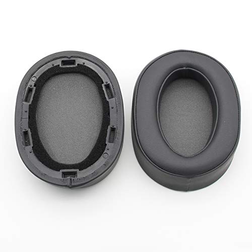 WH-H900N Replacement Ear Pads Protein PU Leather Ear Cushion Compatible with Sony WH-H900N and MDR-100ABN Headphones (Dark Grey) - color: Dark Grey