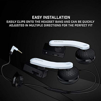 Bionik Mantis Attachable VR Headphones: Compatible with PlayStation VR, Adjustable Design, Connects Directly to PSVR, Hi-Fi Sound, Sleek Design, Easy Installation - color: Black