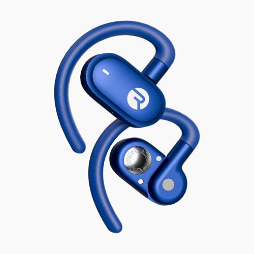 Raycon Fitness Open Ear Earbuds - Wireless, Water-Resistant, 40H (Blue) | Open-Ear Clip Design, Lightweight - color: Blue