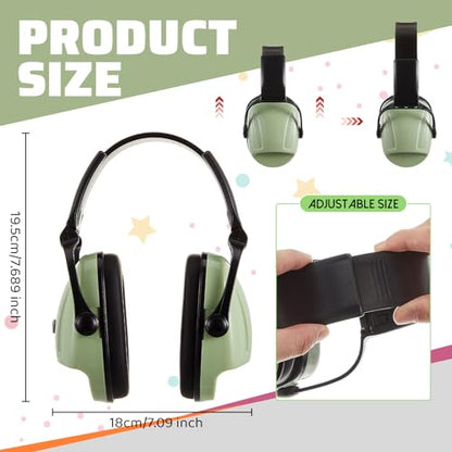 12 Pcs Kids Ear Protection Noise Cancelling Headphones Ear Muffs Bulk 27db Adult Noise Reduction Hearing Earmuff(Universal Fit (kids & Adults),Elegant Style) - size: Universal Fit (kids & Adults), style: Elegant Style