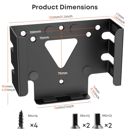 PUTORSEN Under Desk Mount for Mac mini M4/M4 Pro 2024 - size: Mini