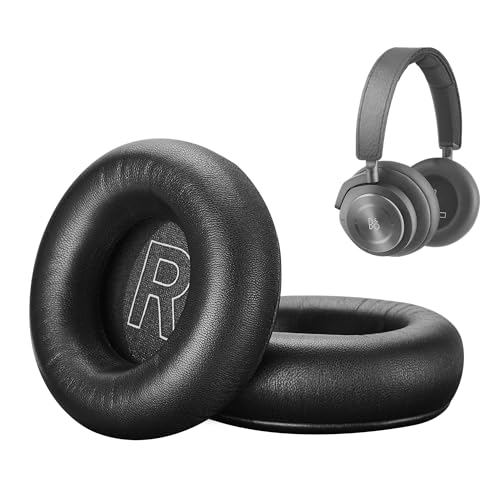 AHG Accessory House Global Ear Pads Cushions Compatible with Bang & Olufsen Beoplay H9 3rd Gen (Not Compatible with H9 / H9i) and Beoplay HX Headphones (Black). Premium Sheepskin Leather (Black) - color: Black