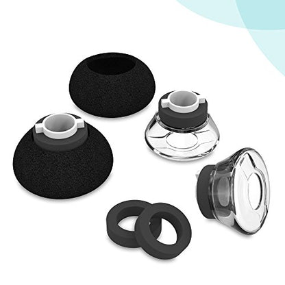 3X Earpieces for Plantronics Voyager Legend Eartip Kit,Plantronics Voyager 5200 5220 5210 Bluetooth Headset Foam Covers-Small - size: Small*3pack