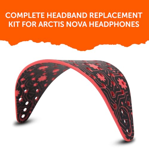 WC HeadbandZ Arctis Nova V2 - Wide Silicone Headband for Arctis Nova - color: Techne