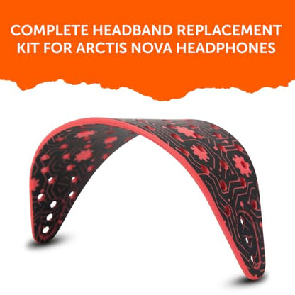 WC HeadbandZ Arctis Nova V2 - Wide Silicone Headband for Arctis Nova - color: Techne