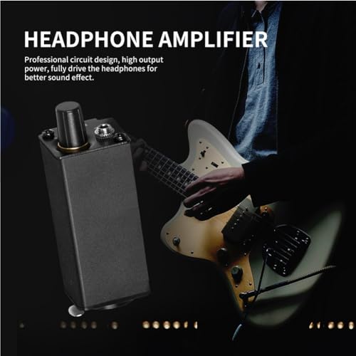 Mini HiFi Headphone Amplifier XLR to 3.5MM Audio Interface Amplifier Converter Clip Mount Portable Headphone Amplifier