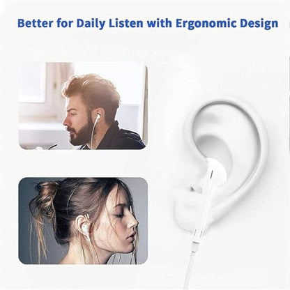 GAXIWILO 2 Packs for iPhone Earbuds Wired Headphones Earphones with 3.5mm Wired [MFi Certified] with Mic, Volume Control Support for iPhone,iPad,iPod,Computer,MP3/4,Android Most 3.5mm Audio Devices