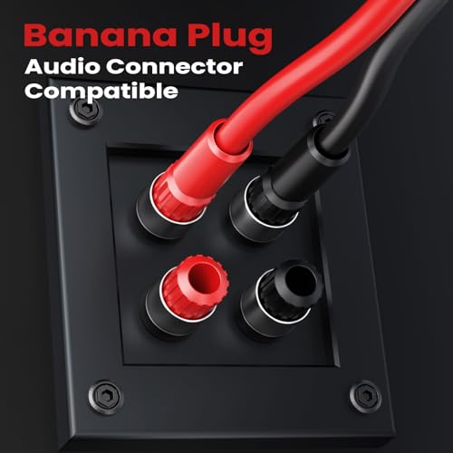 12 Gauge Speaker Wire 150ft 2-Conductor CCA Home & Car Audio | Speaker Cable for Clean Audio Transmission & 1ft Printed Marks, Red/Black Polarity, Flexible PVC for Wall & Car Audio - size: 150FT, style: 12GAUGE