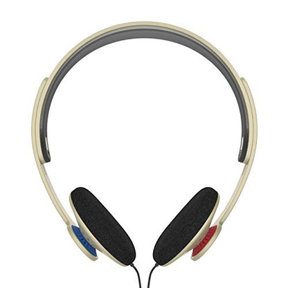 Koss KPH30i Retro Style On-Ear Headphones, Rhythm Beige, Microphone, Wired | In-Line Microphone and Touch Remote Control, D-Profile Design, 3.5mm Jack - color: Rhythm Beige