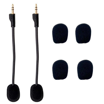 2Pcs Replacement Gaming Microphone - Compatible with Logitech G PRO X2, G PRO X Wireless, and G Pro Wired Gaming Headsets, Detachable, Advanced Noise Cancellation