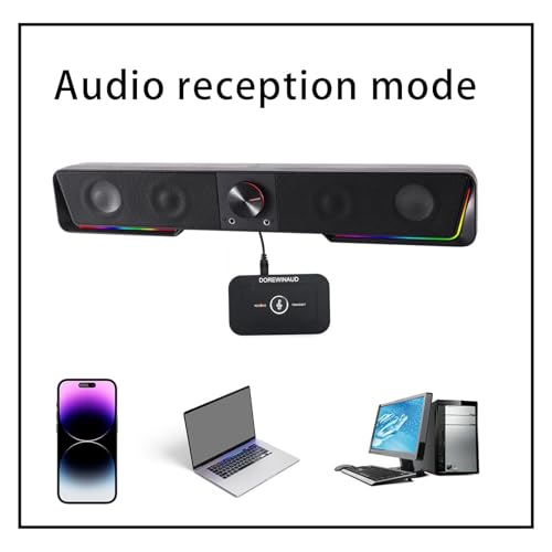 Bluetooth Transmitter Receiver 2-in-1 5.3 Wireless Bluetooth Adapter | Bose Wave Radio IV III II Awr1b1 Awr1b2 Receiver Supports TV, PC, MP3 Gym - Connects Speakers/Headphones