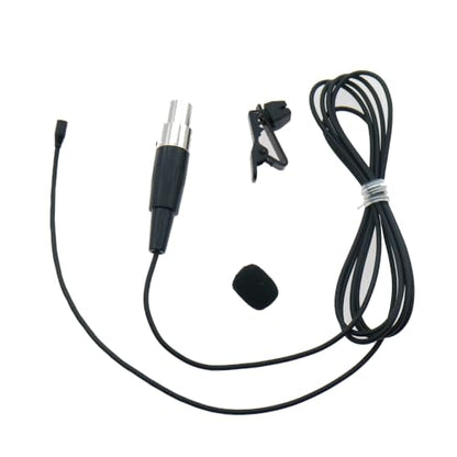 new TL48 Very Mini Clip-On Lavalier Microphone for Shure Wireless BodyPack System TA4F Lapel Mic Black/Beige Option (Black) - color: Black