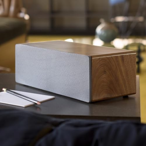 Audioengine A2 AIO (B2) Bluetooth Speaker – Premium Wireless Home Speaker | for Music Streaming from Phone, Tablet and Computer - Walnut - color: Walnut, style: Portable