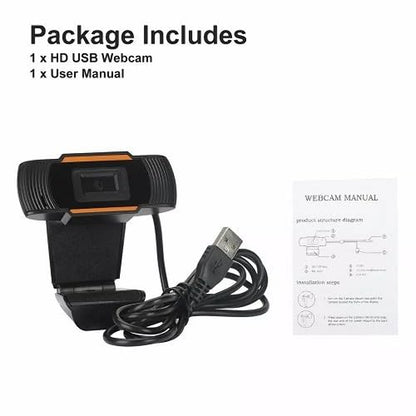 HD Webcam with Microphone, 1080P USB Camera for PC Desktop Laptop, Video Recording