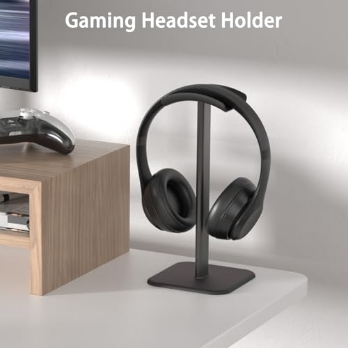 Headphone Stand for Desk - Headset Stand Headphone Holder (Black_2 Pack) - color: Black_2 Pack