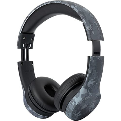 Snug Play+ Kids Headphones with Volume Limiting for Toddlers (Boys/Girls) - Black Digi Camo - color: Black Digi Camo, size: One Size
